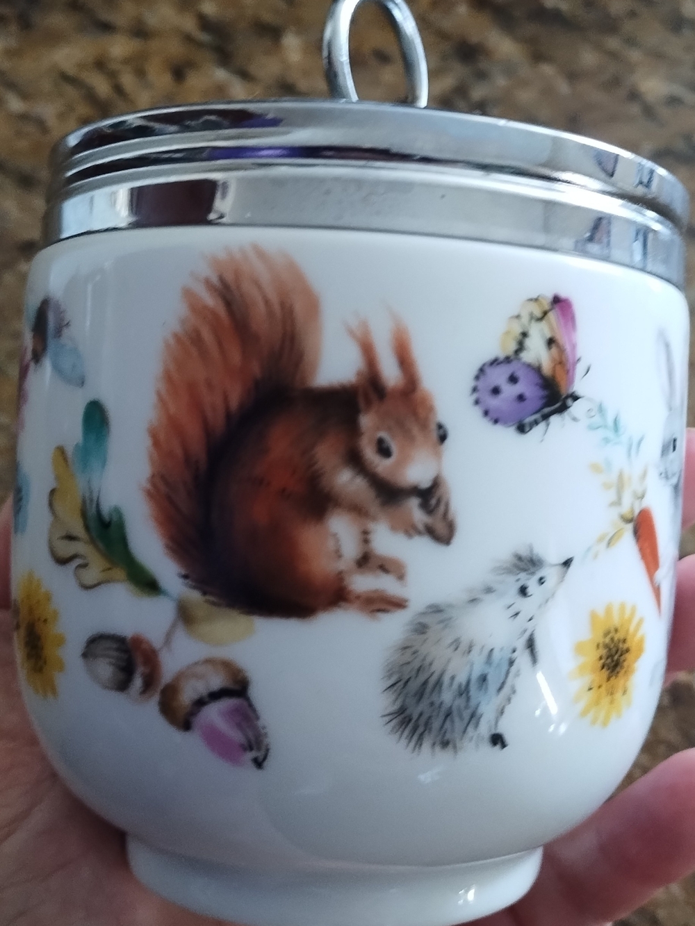 ROYAL WORCESTER Porcelain Egg Coddler